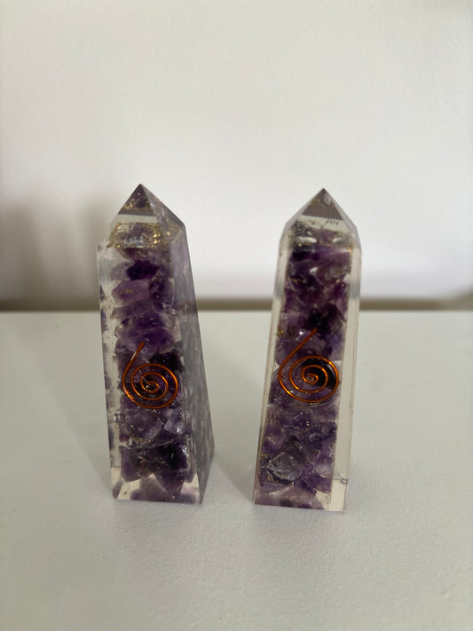 Amethyst Orgonite Obelisk