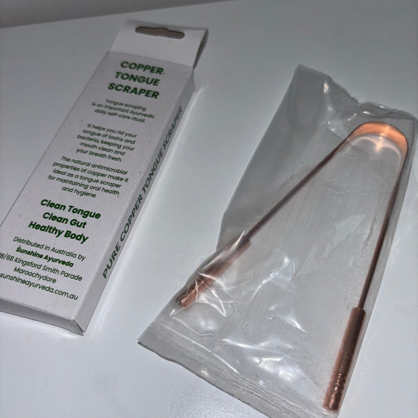 Copper Tongue Scraper